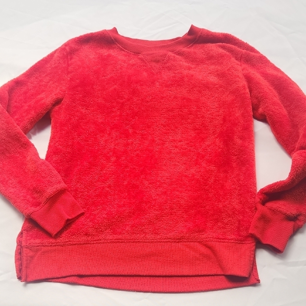 Serra Vibrant Red Crew Neck Sweater